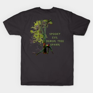 Spooky Evil Demon Tree Spawn T-Shirt